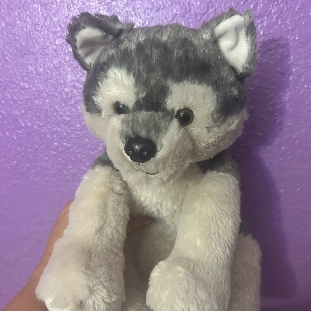 Build-A-Bear Gray and Cream Plush